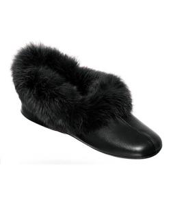 Pantufa Fechada c/ Pele Natural Chinelar (794) Couro Sinttico