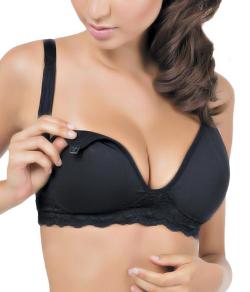 Sutiã Amamentação Bojo e Renda Dilady Ritratti Materna (146111)