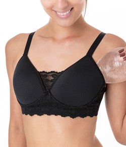 Sutiã Pós-Cirúrgico Mastectomia com Renda Dilady (326110)