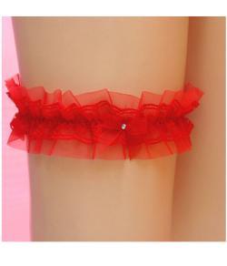 Garter rendado Strass