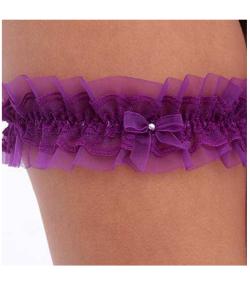 Garter rendado Strass