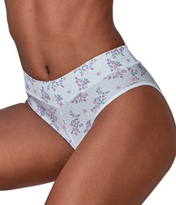 Calça Cavada Floral DeMillus Sunflower (56729) Branco