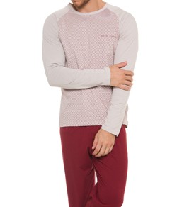 Pijama Longo Masculino Raglan Men Desayner (12059) 100% Algodão