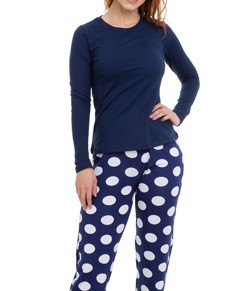 Pijama Longo Po E-Pijama By Sepi (6059/LS223) 100% Algodo e Viscolycra