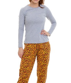 Pijama Longo Oncinha E-Pijama By Sepi (6059/LS223) Algodo e Viscolycra