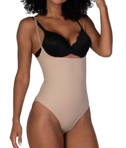 Body Modelador Emborrachado Esbelt (611) Seios Livres