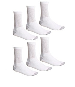 Kit 6 Pares de Meias Cano Mdio Hanes (5184)