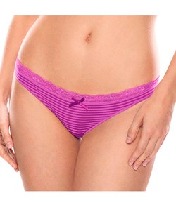 Tanga Listrada Lace Seamless Hanes (5210) Microfibra