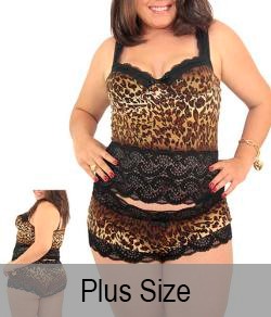 Camisete e Caleon Ksell Plus Size (BY32) Oncinha