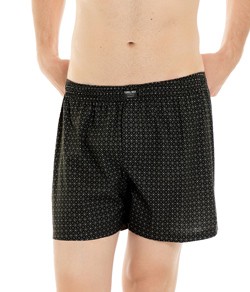 Samba Canção Geométrica Laibel (60.000055) 100% Algodão - Preto