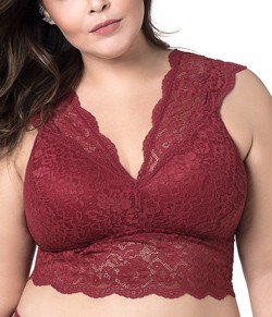 Cropped Rendado com Bojo Liebe Beauty Plus (703800) Plus Size