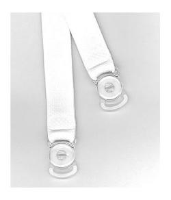 Alças de silicone Liz - fecho giratório