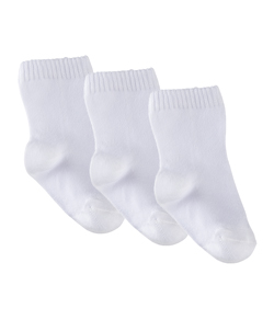 Kit Beb 3 Pares de Meias Lupo Baby (02000-089) Brancas