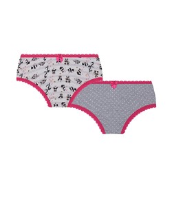 Kit Infantil 2 Calcinhas Lobinha Lupo (00208-088) Pandas/Mescla Po
