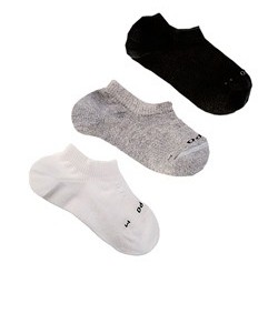 Kit Infantil 3 Pares de Meias Invisvel Lupo Kids (02270-089) Algodo