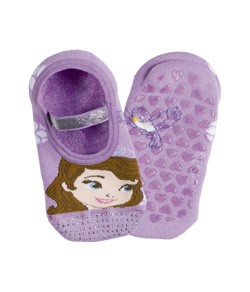 Meia Sapatilha Infantil Princesinha Sofia Lupo (02368-001) Antiderrapante