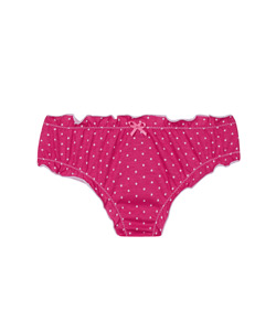 Calcinha Infantil Fru-Fru Lobinha Lupo (00258-003) 100% Algodo - Po