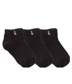 Kit Infantil 3 Pares de Meias Lupo Kids (02725-089) Preto