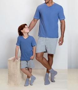 Pijama Curto Masculino Lupo (28000-001) 100% Algodão