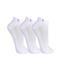Kit 3 Pares de Meias Cano Curto Lupo Sport (03226-089) Branca/Branca/Branca