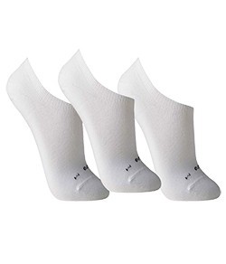 Kit 3 Pares de Meias Invisvel Lupo Sport  (03270-950) Branco/Branco/Branco