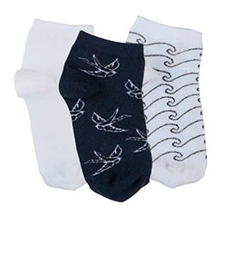 Kit 3 Pares de Meias Soquete Look Lupo (04535-089) Algodo