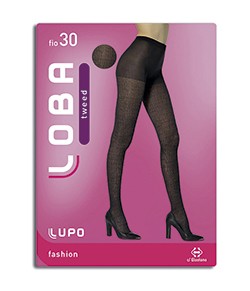 Meia-Cala Tweed Loba Lupo (05877-001) Fio 30