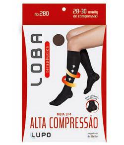 Meia 3/4 Alta Compresso Loba Lupo (59900-002)