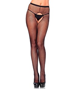Meia cala Leg Avenue Arrasto com Aberturas (1404) Plus Size