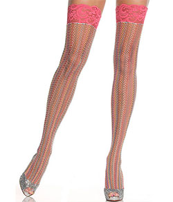 Meia 7/8 arrasto Leg Avenue 9082 - multicolorida