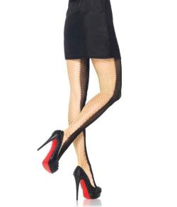 Meia-calça Arrastão Bicolor Leg Avenue (9945) "Two-Tone Duel"