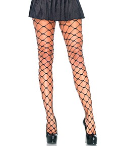 Meia-Calça Arrastão com Lurex Leg Avenue (9979) Lurex Chain Link Pantyhose