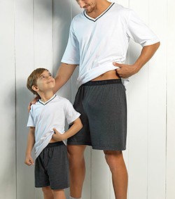 Pijama Curto Kids Lupo (20072-001) 100% Algodão