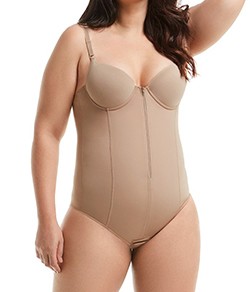Body Modelador com Zper Mondress (755RE) Plus Size