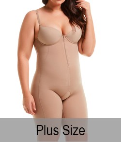 Body Com Pernas e Zper Mondress (845RE) Plus Size