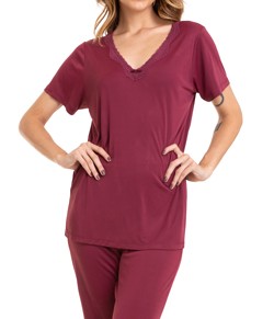 Pijama Capri Paulienne Clssica (C.P6.055.99) Microfibra