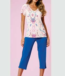 Pijama Capri Indian Paulienne Agatha (T. A6.074.59) Microfibra