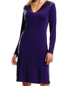 Camisola Manga Longa com Renda Paulienne (I.345.62.A) Liganete