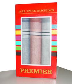 Lenos Presidente Premier (3242) 32x32cm- Caixa Vermelha c/3 unds