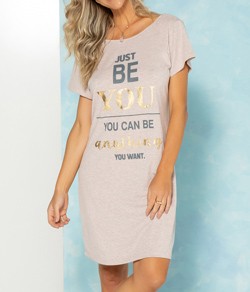 Camisola Curta Estampada Pzama (100021) Poliviscose