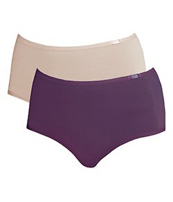 Kit 2 Calcinhas Classic Maxi Sloggi (24545) Mink/Praline