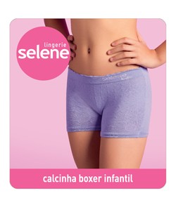 Calcinha Boxer Infantil Microfibra Selene (20630.001)