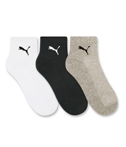 Kit 3 Pares de Meias Cano Mdio Puma (4510.001) Branco/Preto/Mescla