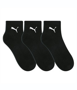 Kit 3 Pares de Meias Puma Masculina (4510-001) Pretas