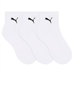 Kit 3 Pares de Meias Cano Mdio Puma Feminina (4740-001) Brancas