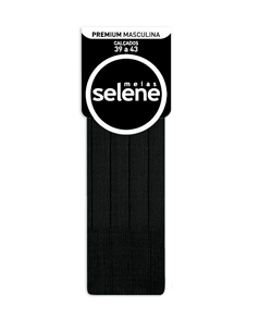 Meia Social Casual 100% Algodo Selene (8910-003) Fio Esccia