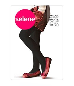 Meia-Cala Canelada Infantil Selene (9500-002) Fio 70