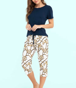Pijama Capri Sensare Nutico (13162) Viscolycra
