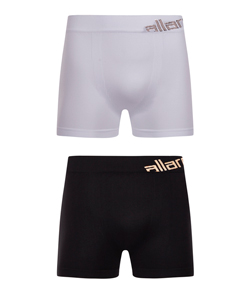 Kit 2 Cuecas Boxer Allarde By Trifil (CK5020/5020) Branco/Preto