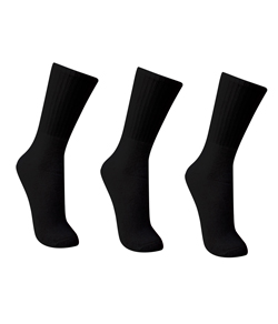 Kit 3 Pares de Meias Esportivas Trifil (T06313/6313) Pretas